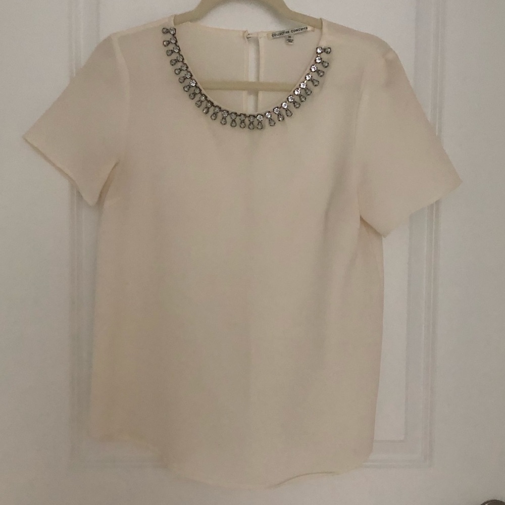 Flowy white blouse